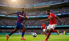 华体会官方-巴塞罗那队员精神饱满，争夺欧冠